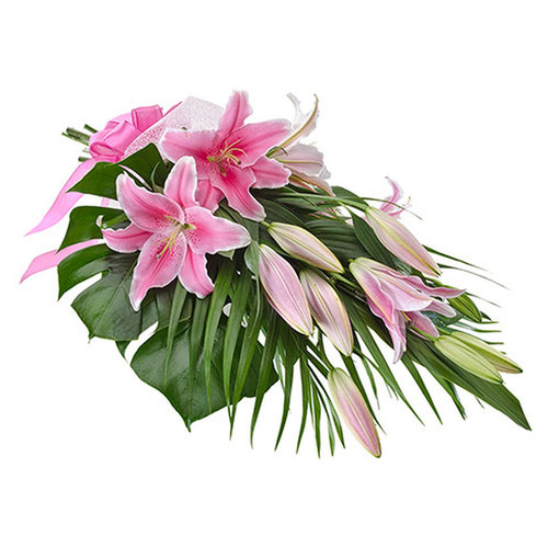 Elegant Sheaf of Oriental Lilies