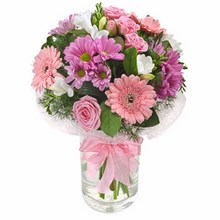 Mixed Pastel Posy (vase not included)