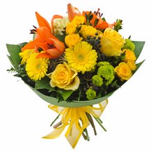 Bouquet of Bright Mixed Blooms