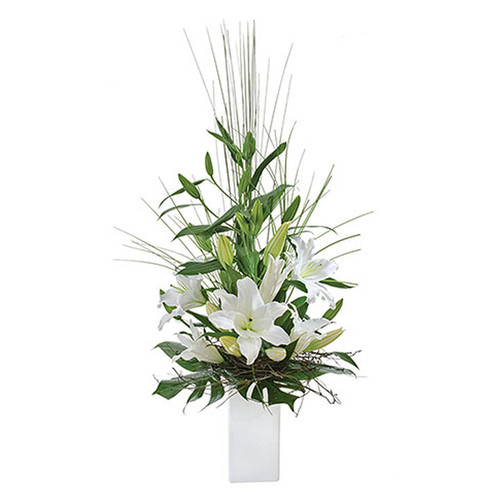 Elegant Arrangement of Oriental Liles Suitable for Home